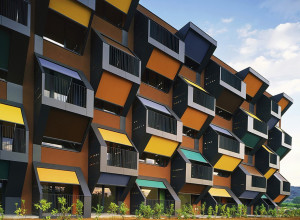 Honeycomb apartments