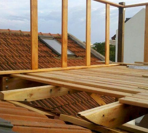 Защита деревянной террасы